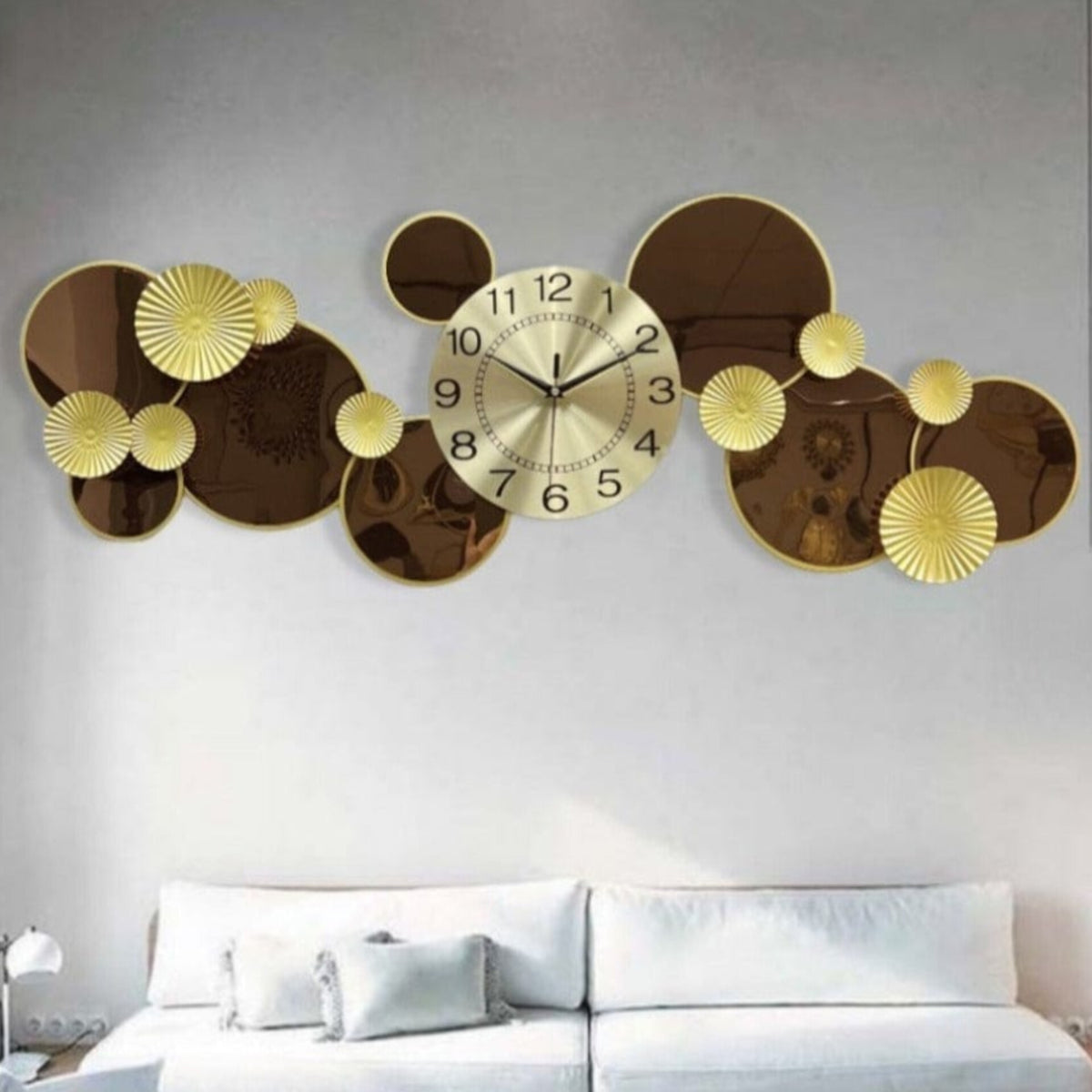 Metallic Wall Clock