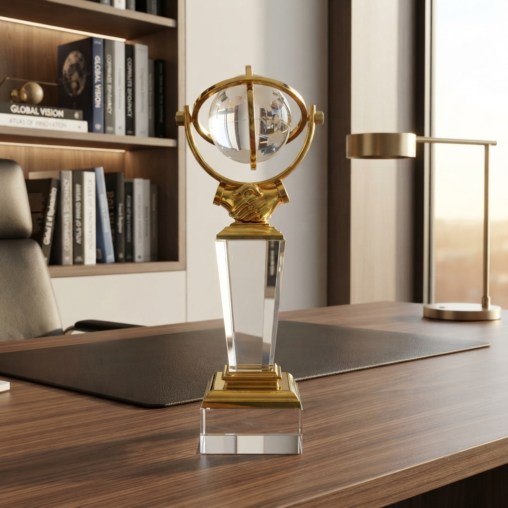 Gold Crystal Trophy Office Decor in Nairobi Gem Home 