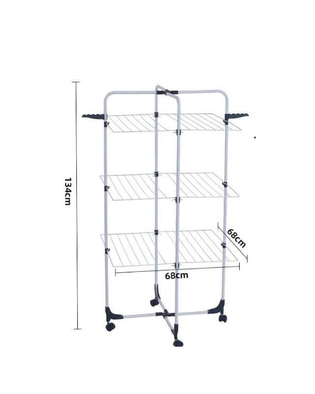 Outdoor drying rack