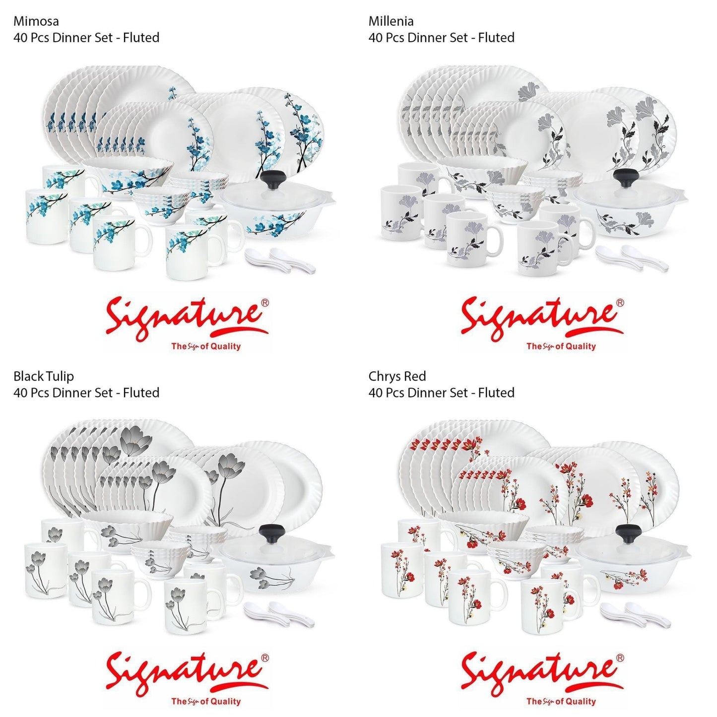 Signature dinner sets 40pc