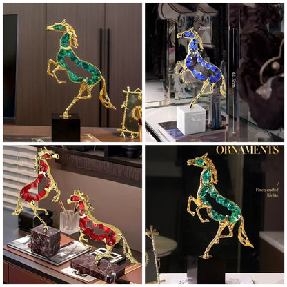 Horse statue decor