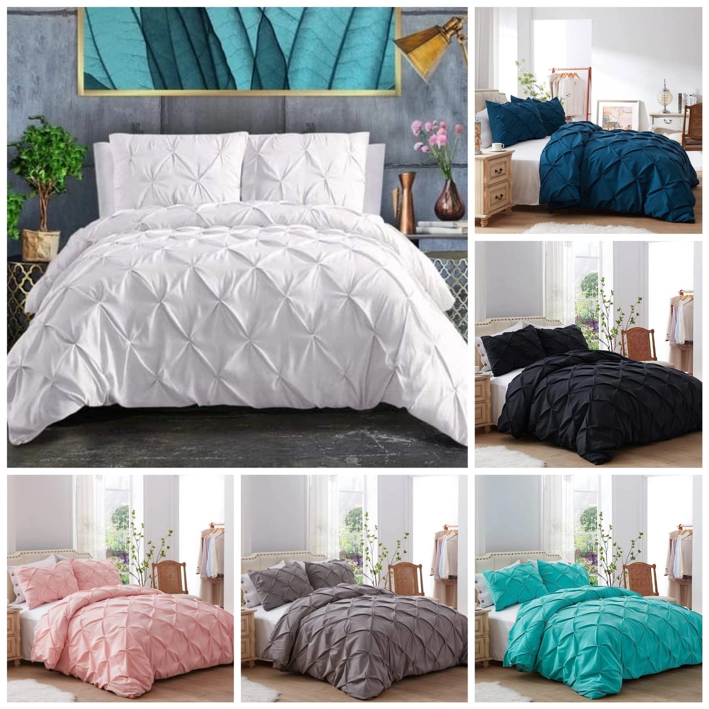 6*6/6*7 Pintuck duvet cover