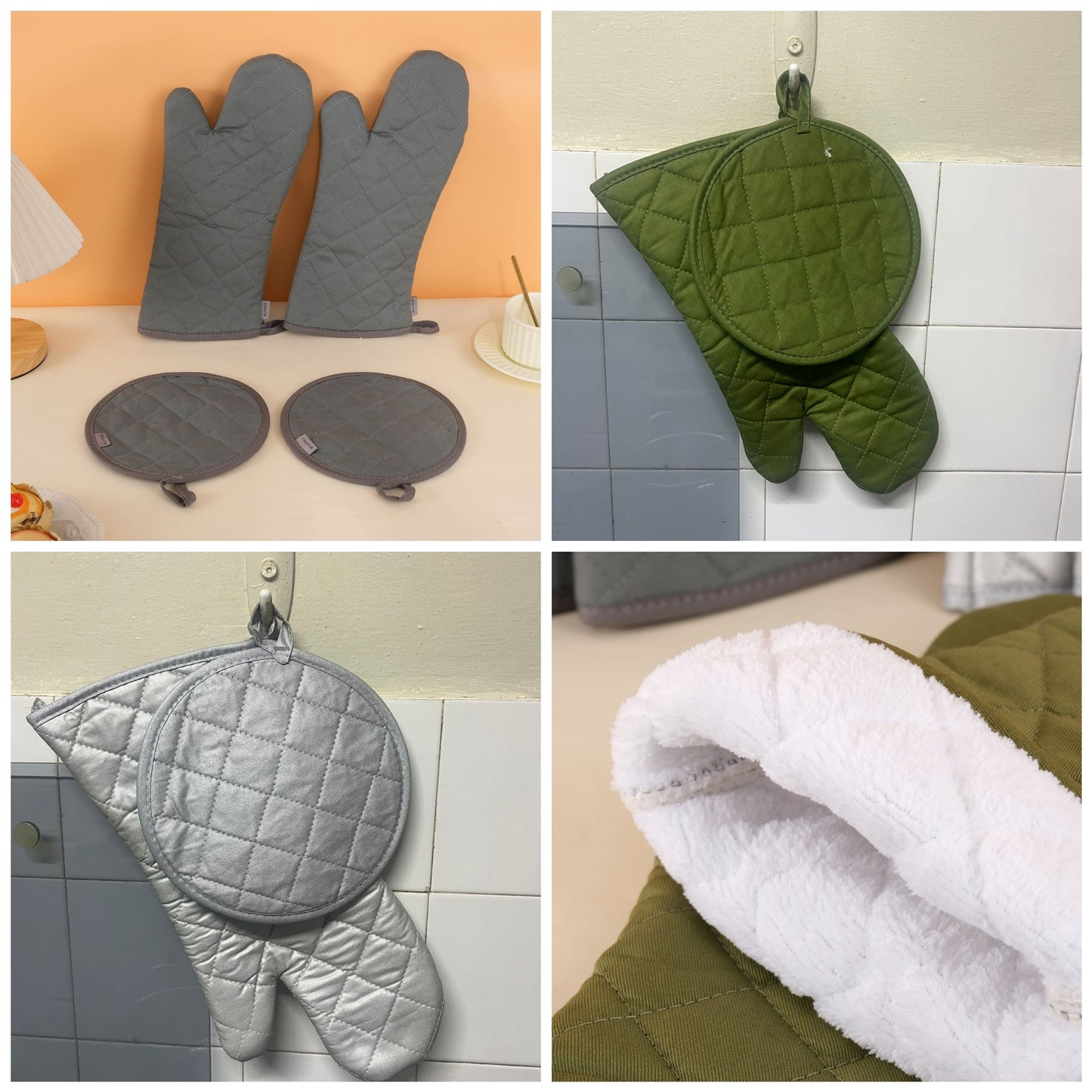 Oven Gloves and mitten pot holder