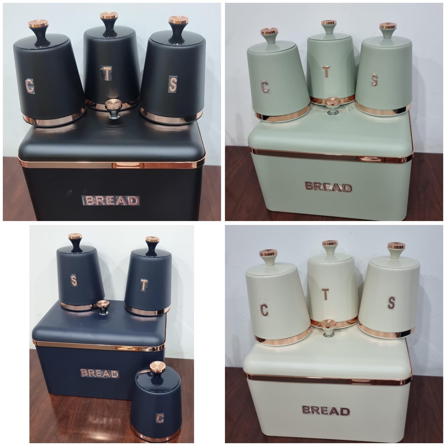 15L bread Bin with 3 canisters