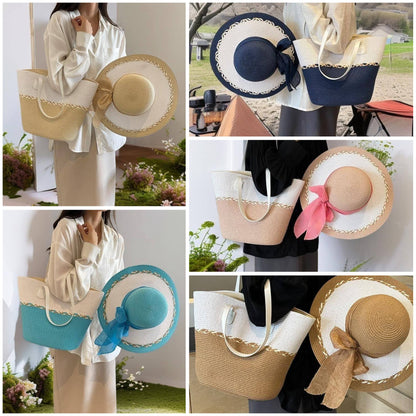 2 in 1 Strawbag plus matching hats