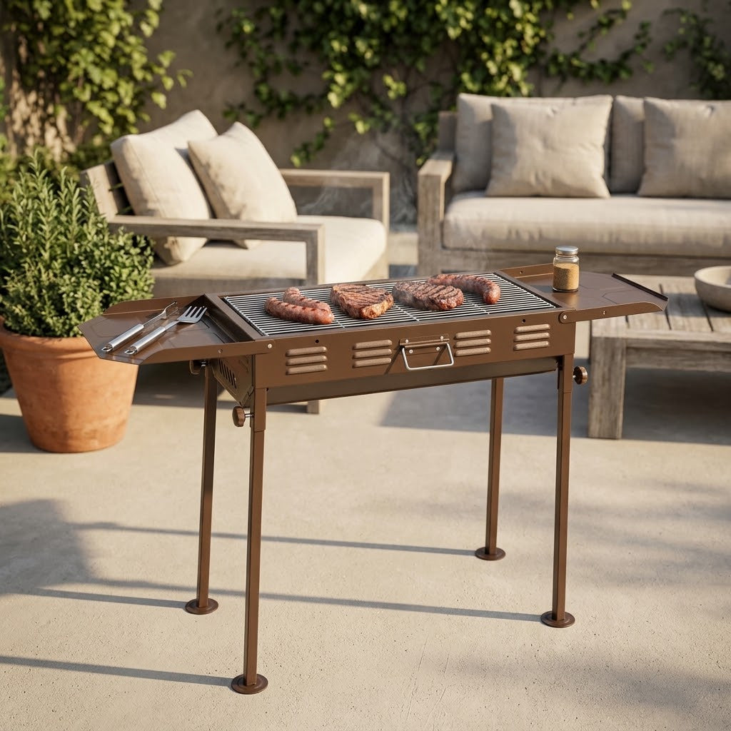 Portable Folding Charcoal BBQ Grill