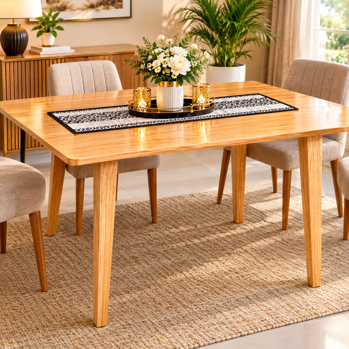 Rectangular Wooden Table