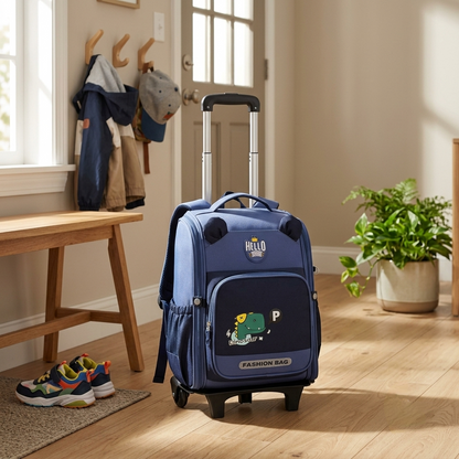 Rolling Trolley School Bag