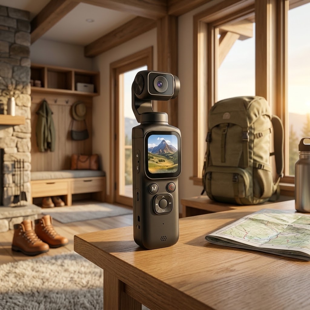 Rotating Travel Vlog Pocket Camera in Nairobi Gem Home 