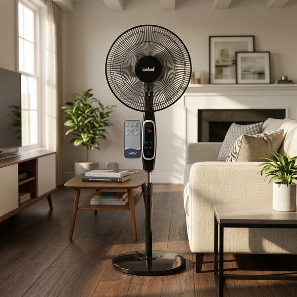Sanford 18 Inch Stand Fan with Remote Control SF901SFN