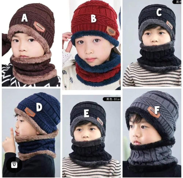 Kids winter marvin and scarf