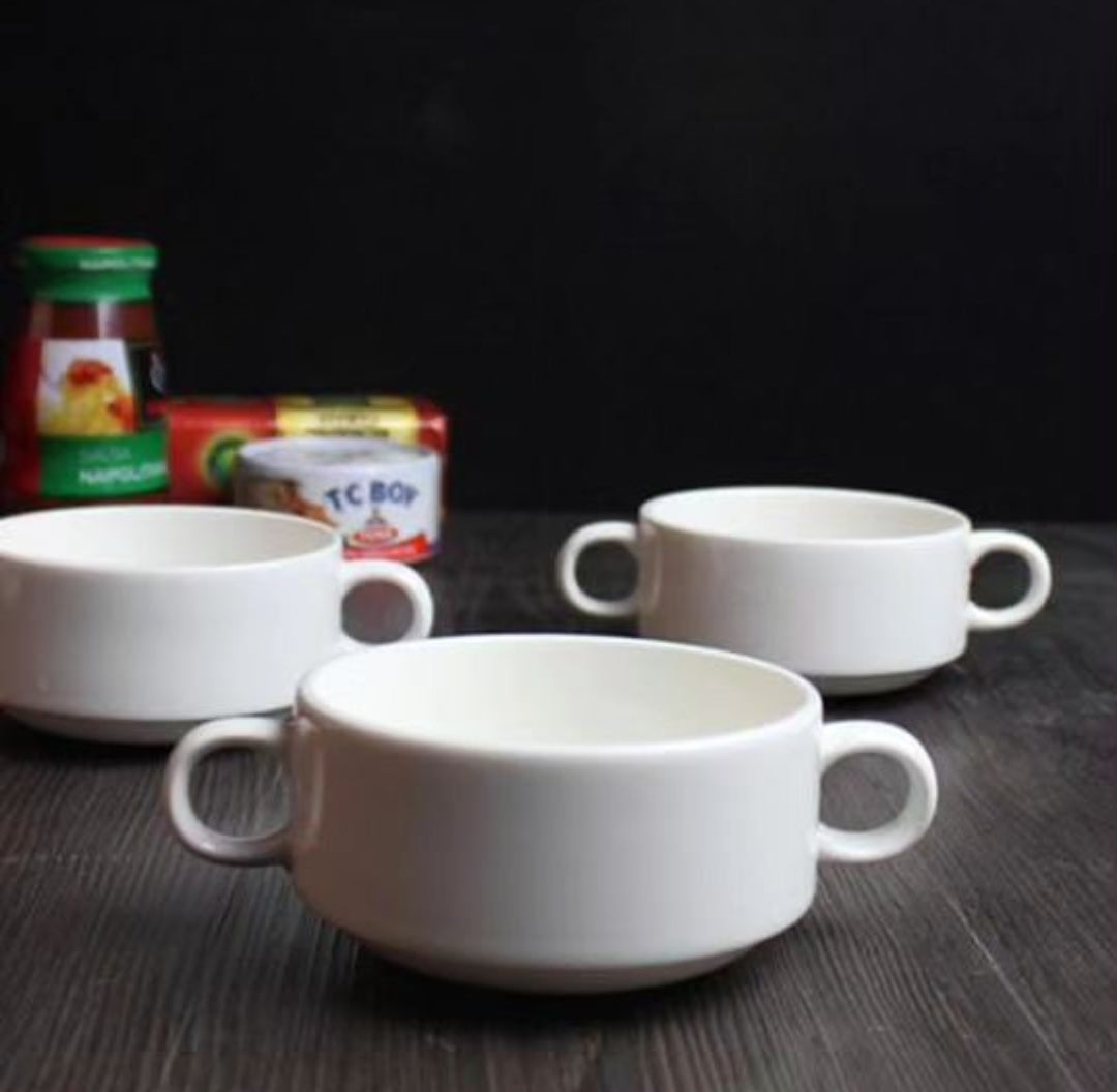 Set of 6 ceramic soup bowls 🍲