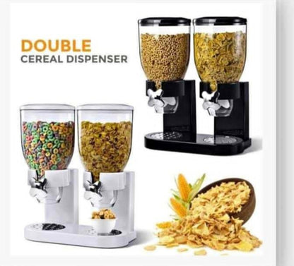 Double cereal dispenser