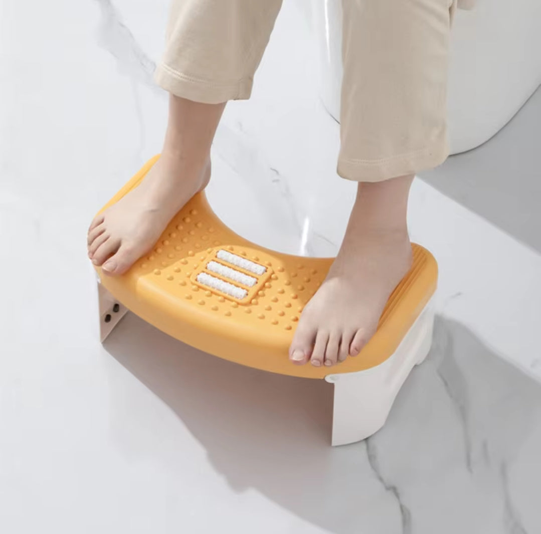 Foot rest toilet stool  with rollers