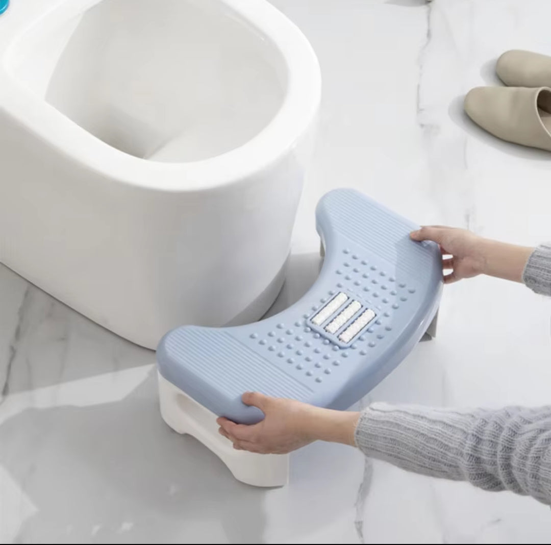 Foot rest toilet stool  with rollers