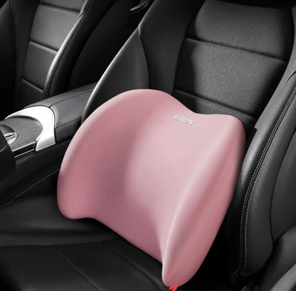 2 Piece memory foam  car headrest lumbar support car pillow