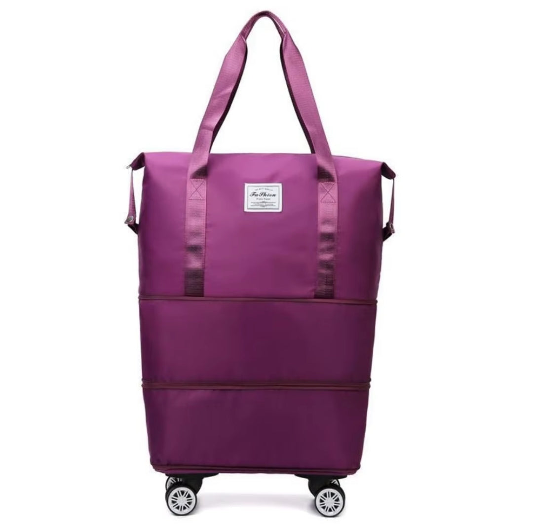 Expandable Travel bag with wheels BlackNov