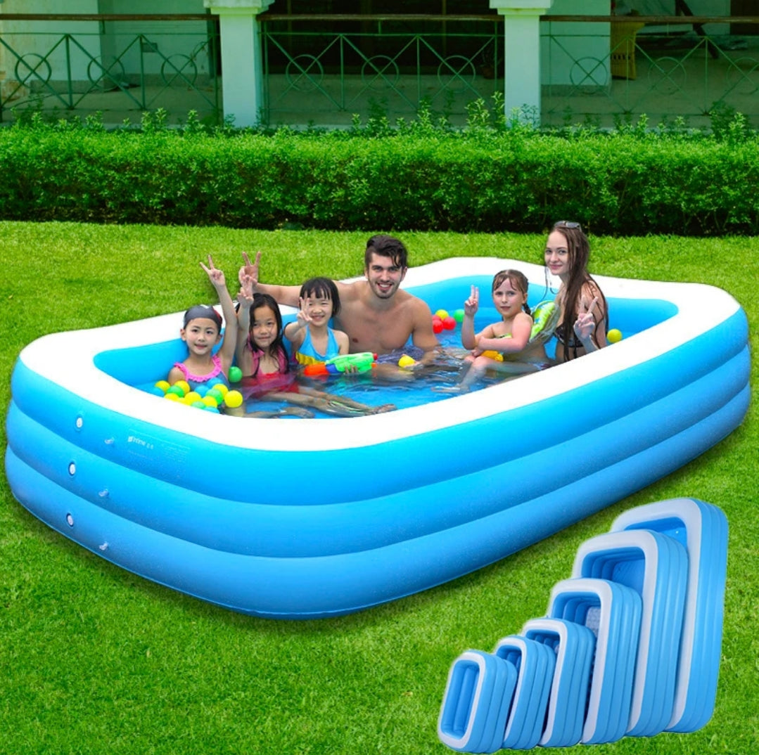 Inflatable swimming pool