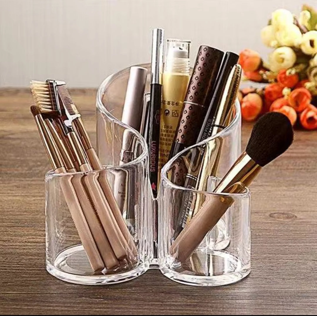 Acrylic make up brush holder