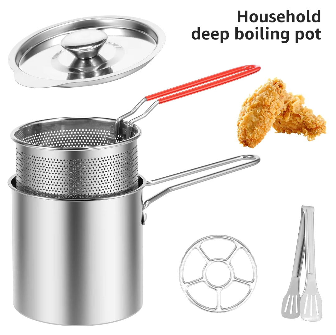 6 in 1 Deep Frying Pot BlackNov