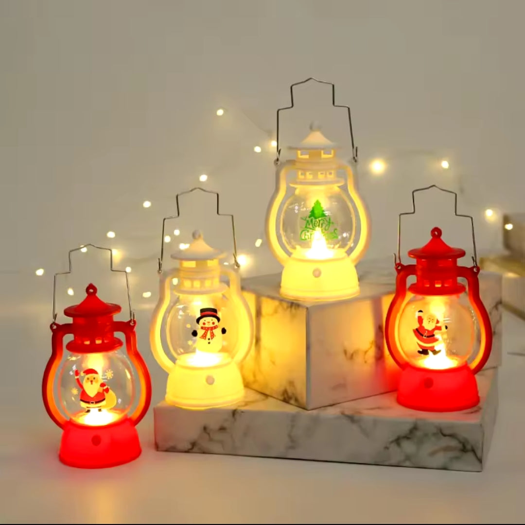 Christmas lantern each. Red only