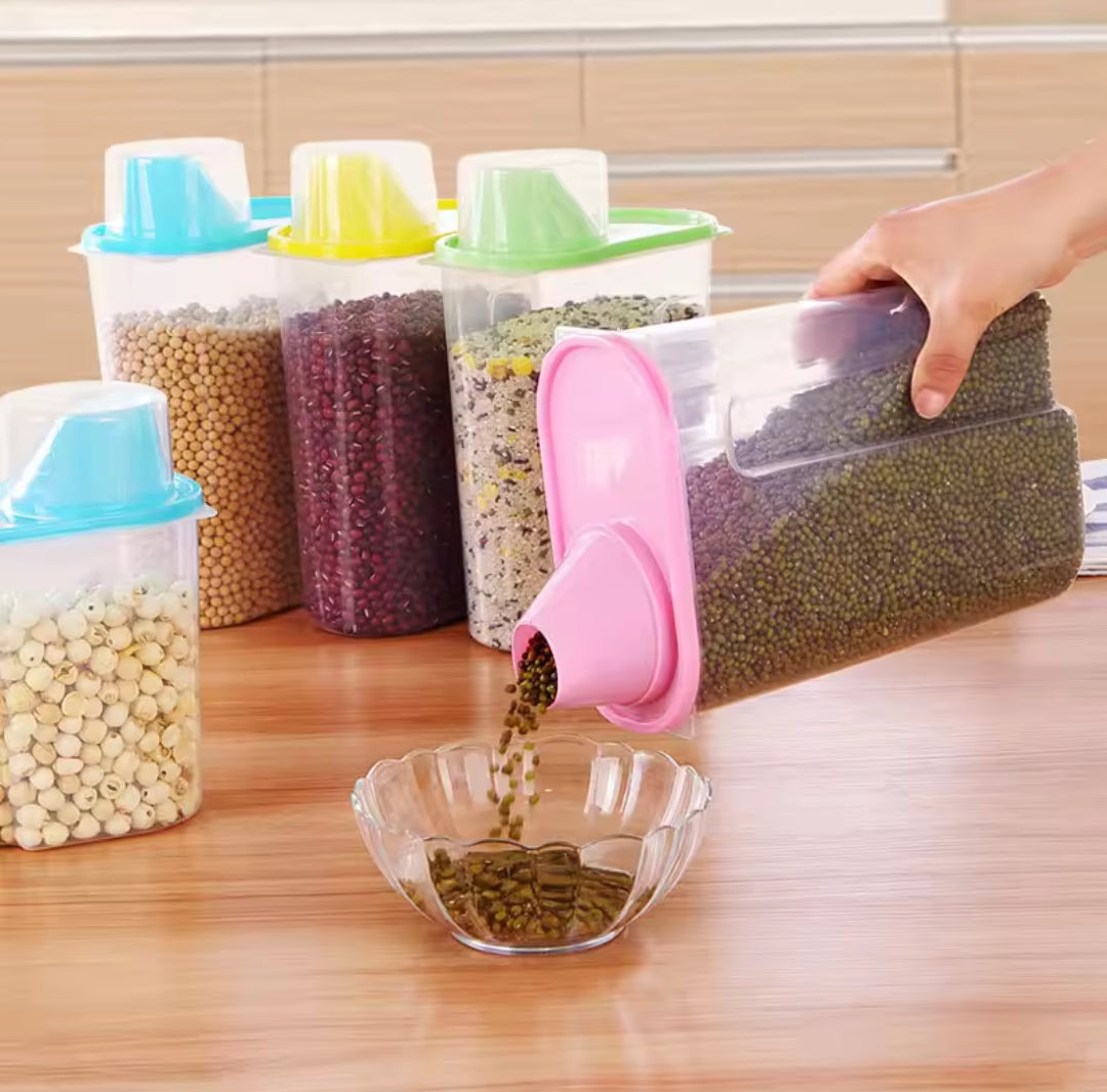 Multipurpose cereal/storage container