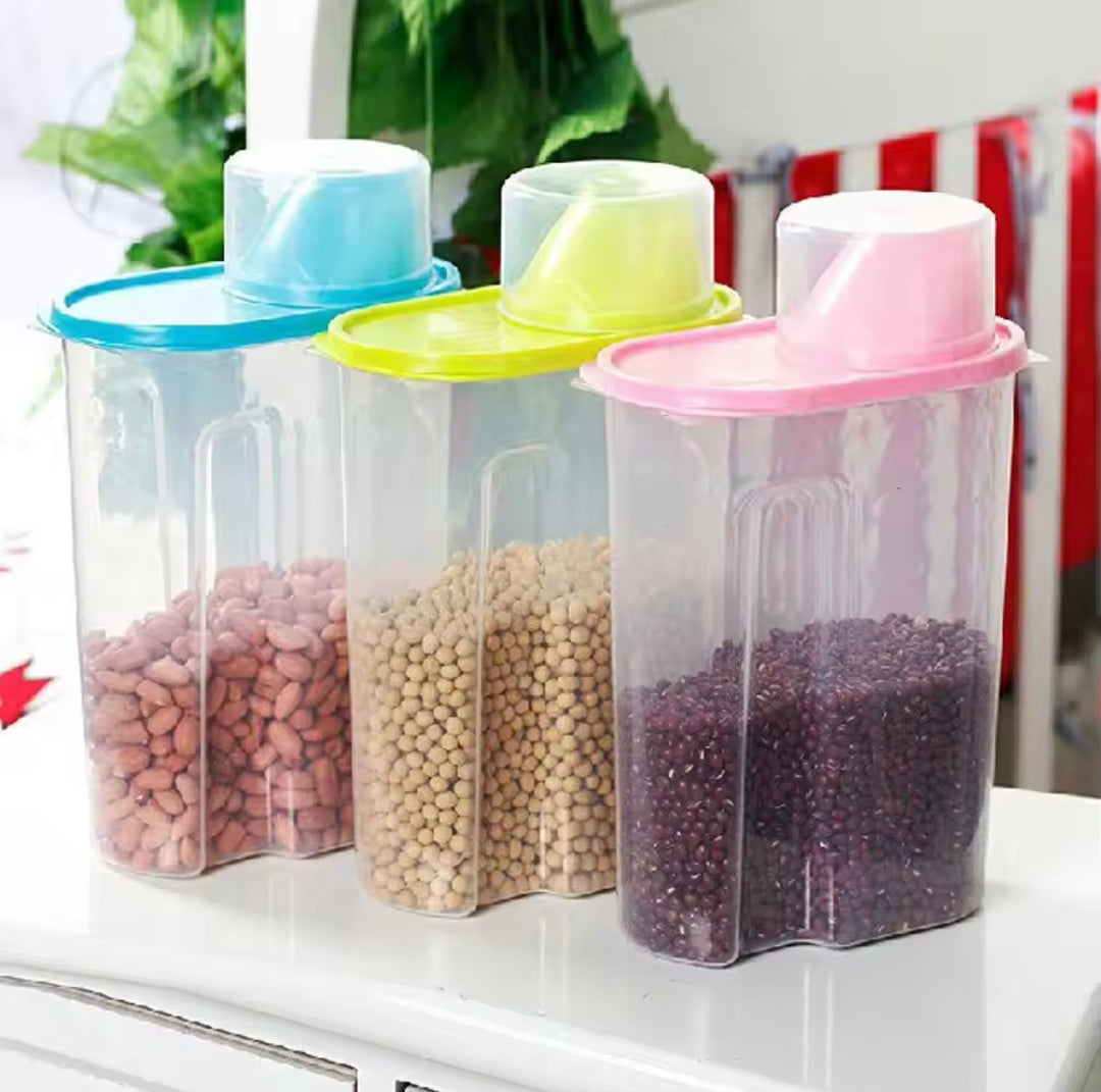 Multipurpose cereal/storage container