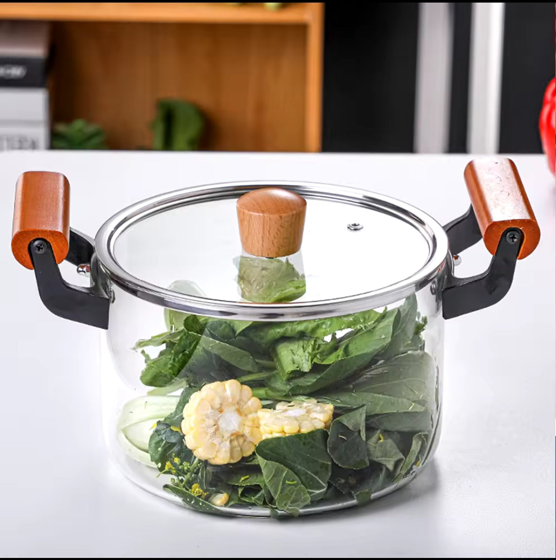 3.5L Heat Resistant Borosilicate cooking pot