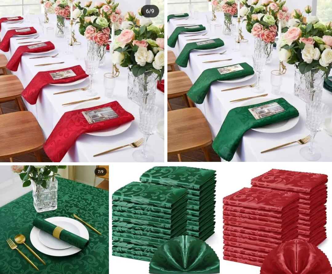 Christmas Themed Dinning Napkins