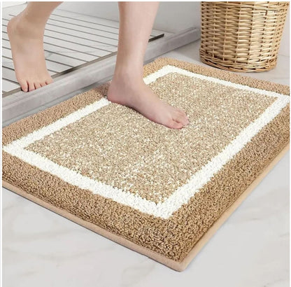 Large Absorbent Flocking bath  mats
