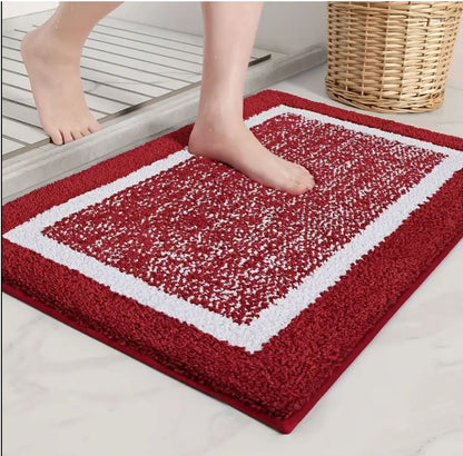 Large Absorbent Flocking bath  mats