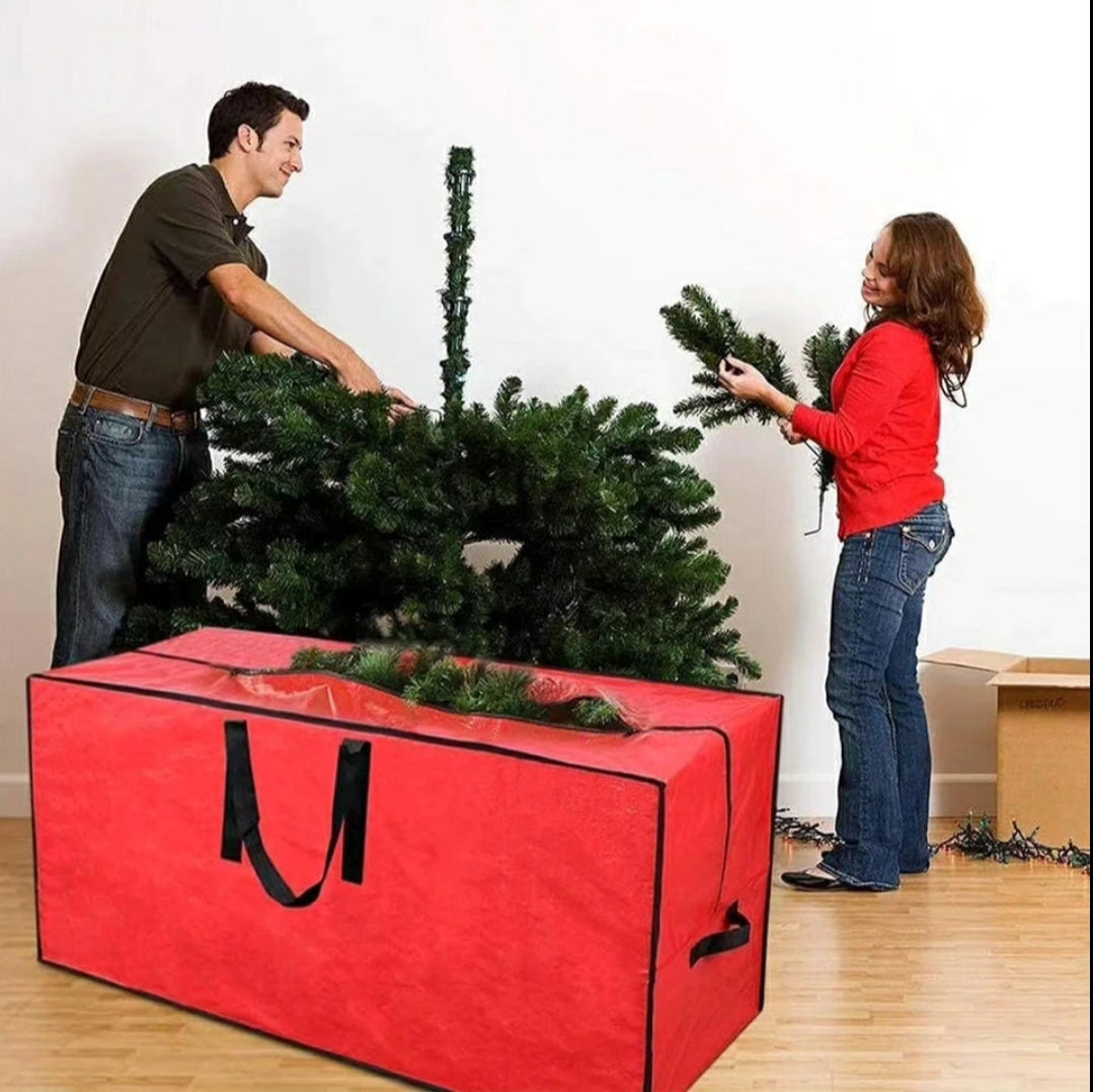 Christmas Tree Storage Bag /Decor Bag in Red