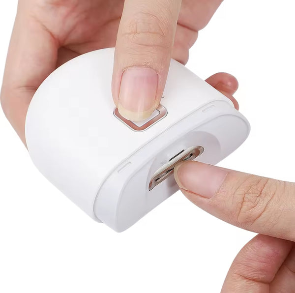 Electric Nail Clipper and Automatic Nail Grinder with Auxiliary Light