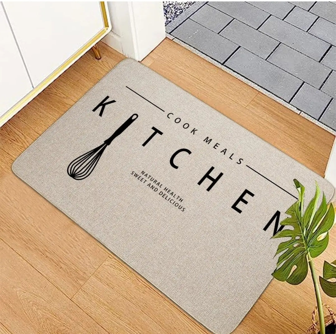 Rubber bottom kitchen Mat