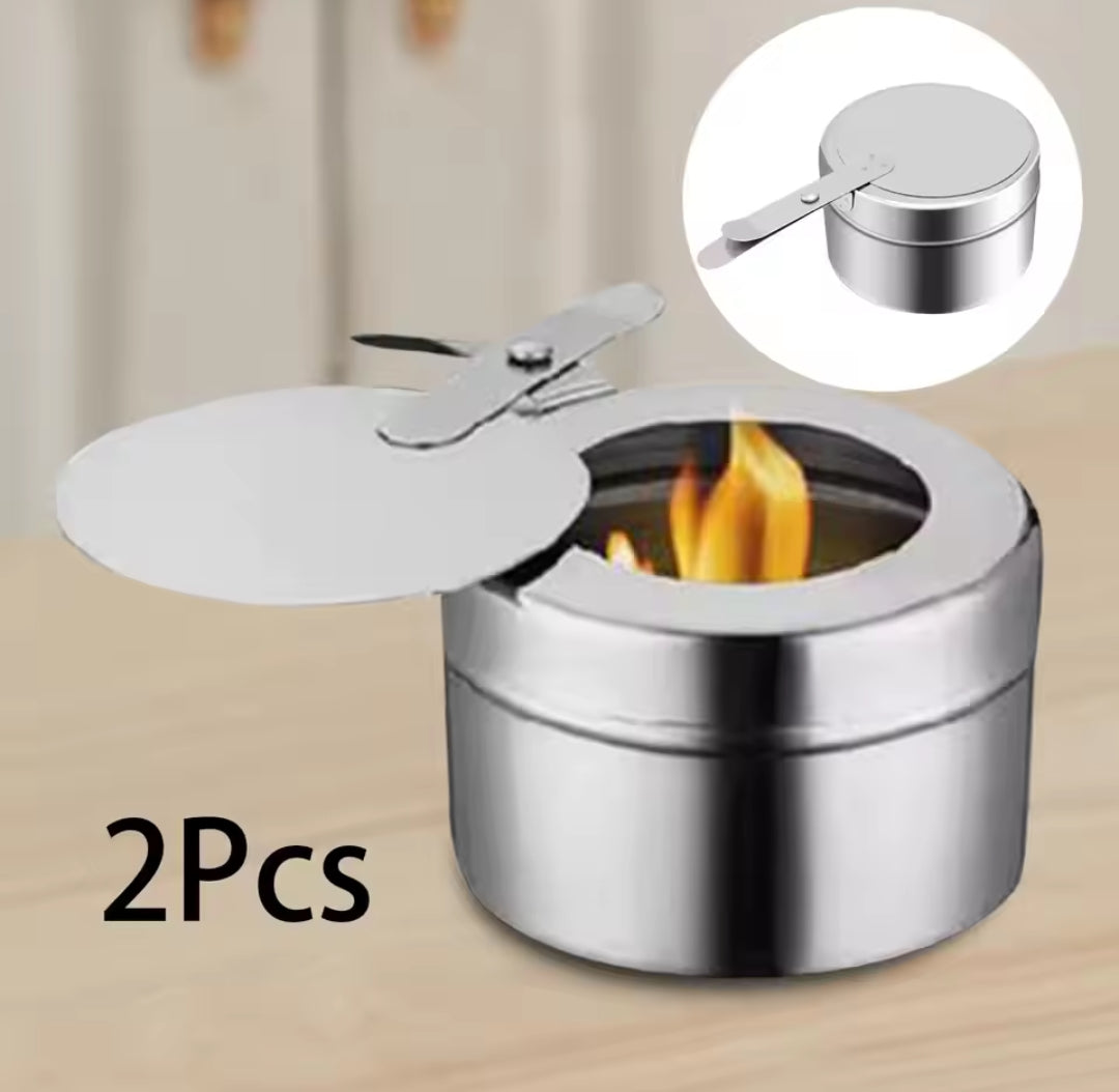 2Pc Chaffing dishes fuel burner