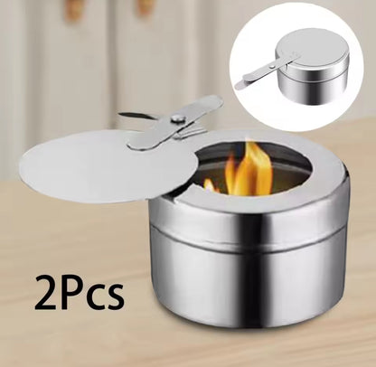2Pc Chaffing dishes fuel burner