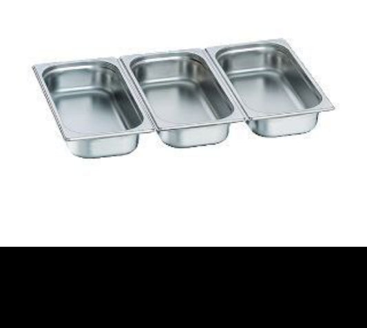 3Pc Stainless steel chaffing dishes food  insert
