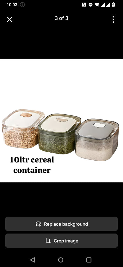 10Ltr Stackable Rice/Cereal container