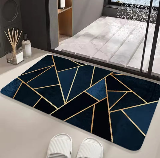 Rubber bathroom mats