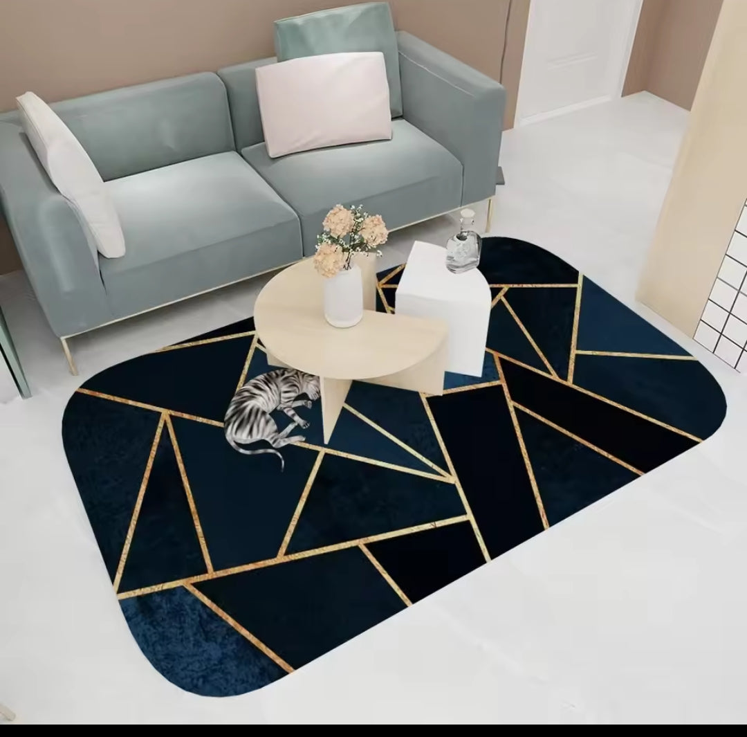 Rubber bathroom mats