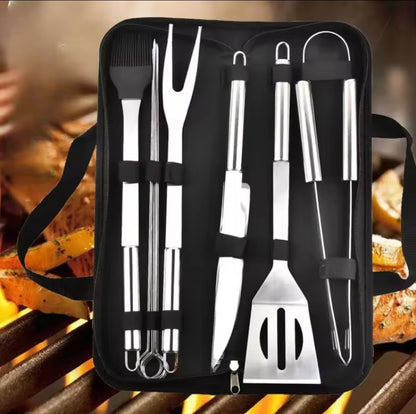 5Pc Bbq tools set with a bag