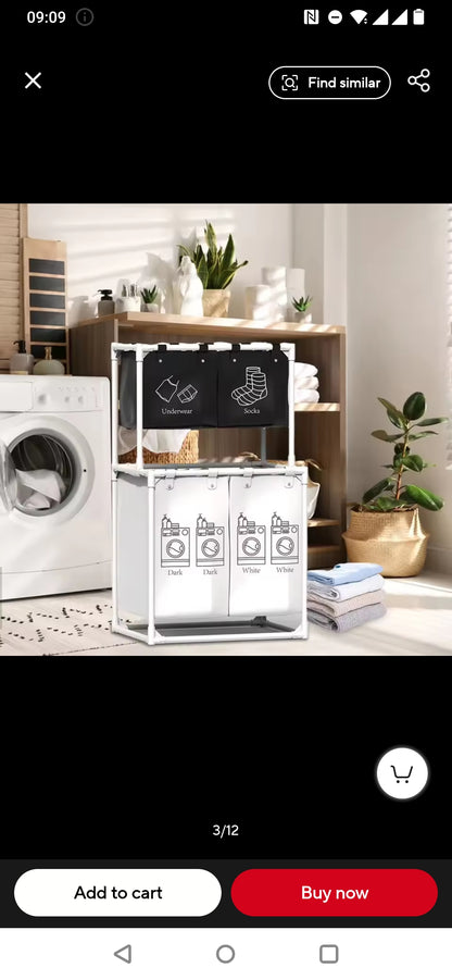 Laundry hamper basket
