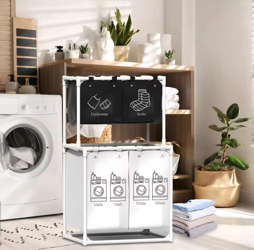Laundry hamper basket