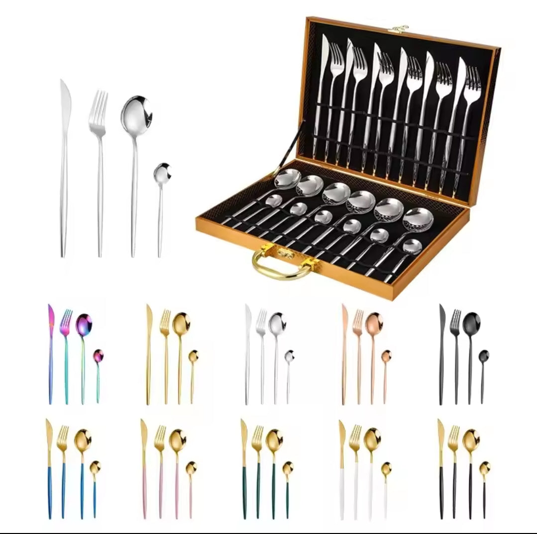 24pc Cutlery set