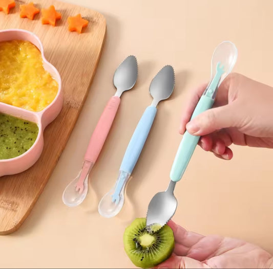 Dual Head Baby Feeding Spoon