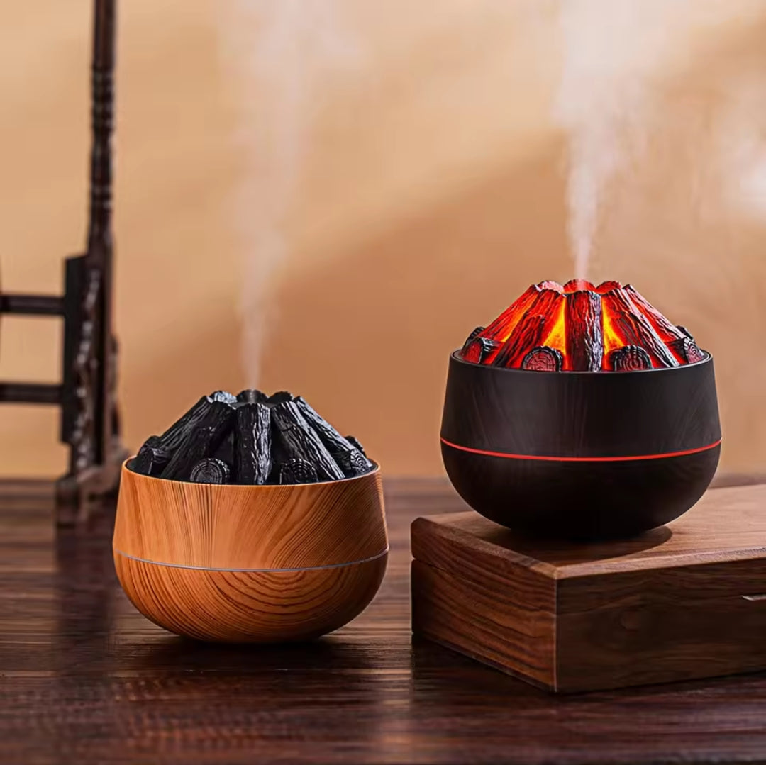 Charcoal fire humidifier