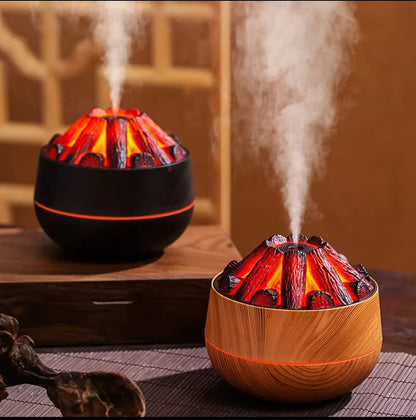 Charcoal fire humidifier