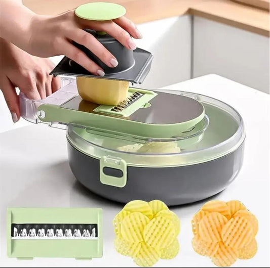 9pcs Multi-functional Vegetable Chopper/Cutter