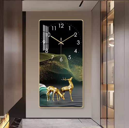 Porcelain wall clock