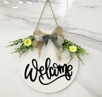 Farmhouse Decor Wooden Hanging Sign